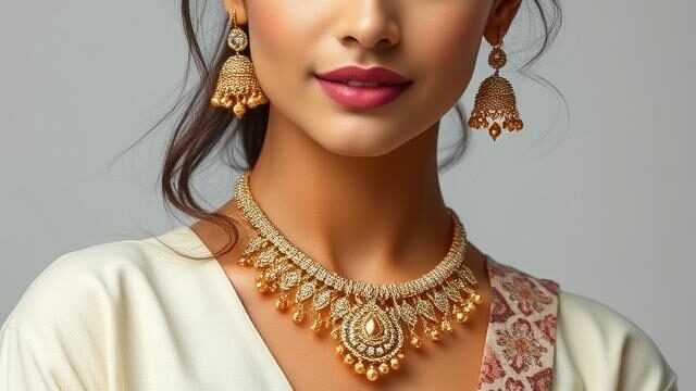 Lightweight One Gram Gold Jewellery hyd